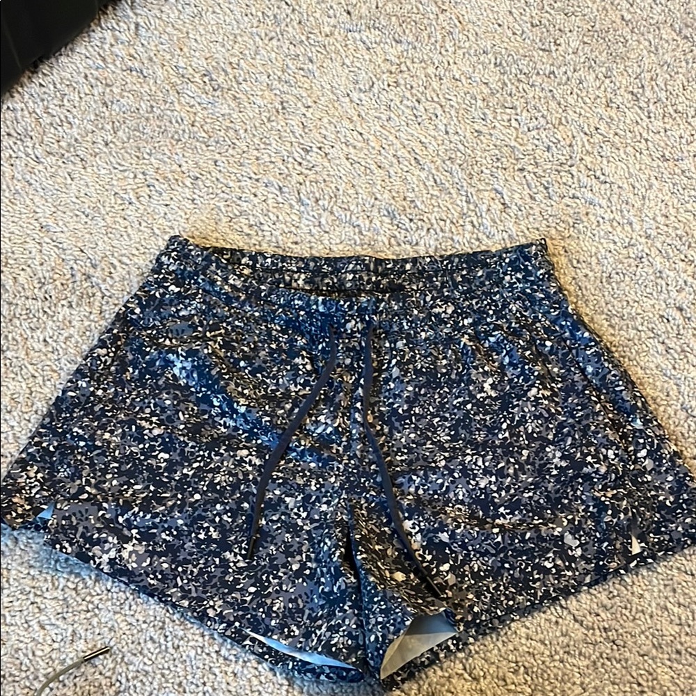 Women's Athleta Blue Patterned Shorts